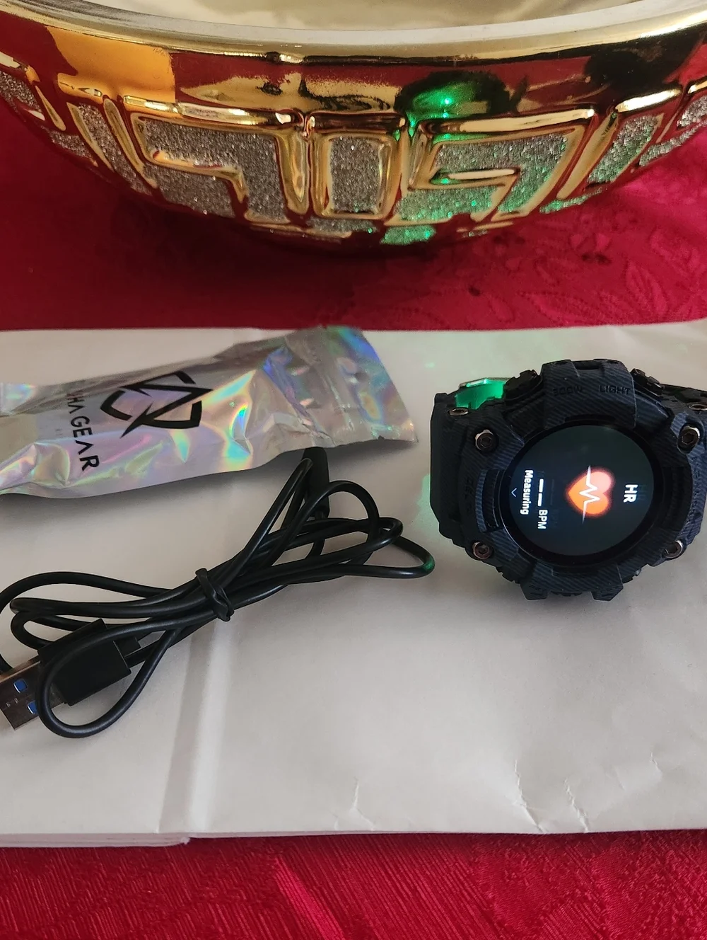 Black Digital Sport Smartwatch